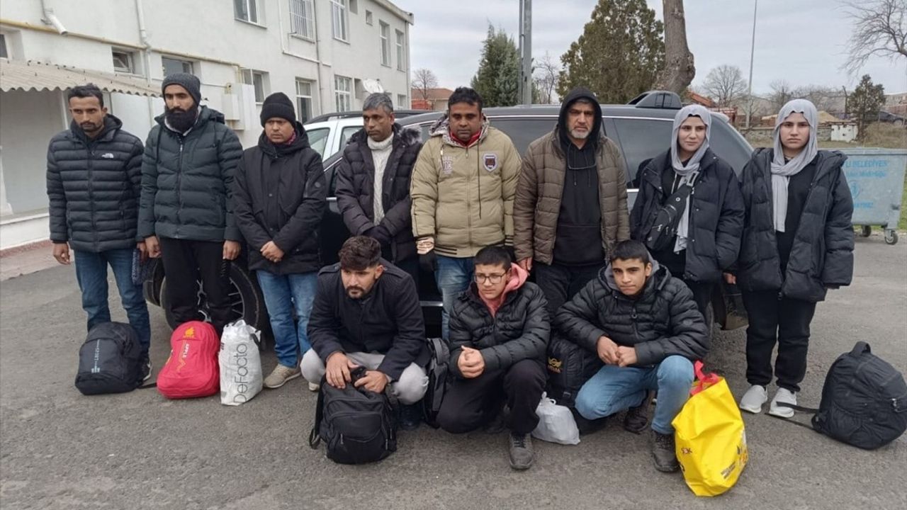 Tekirdağ'da Düzensiz Göçmen Operasyonu