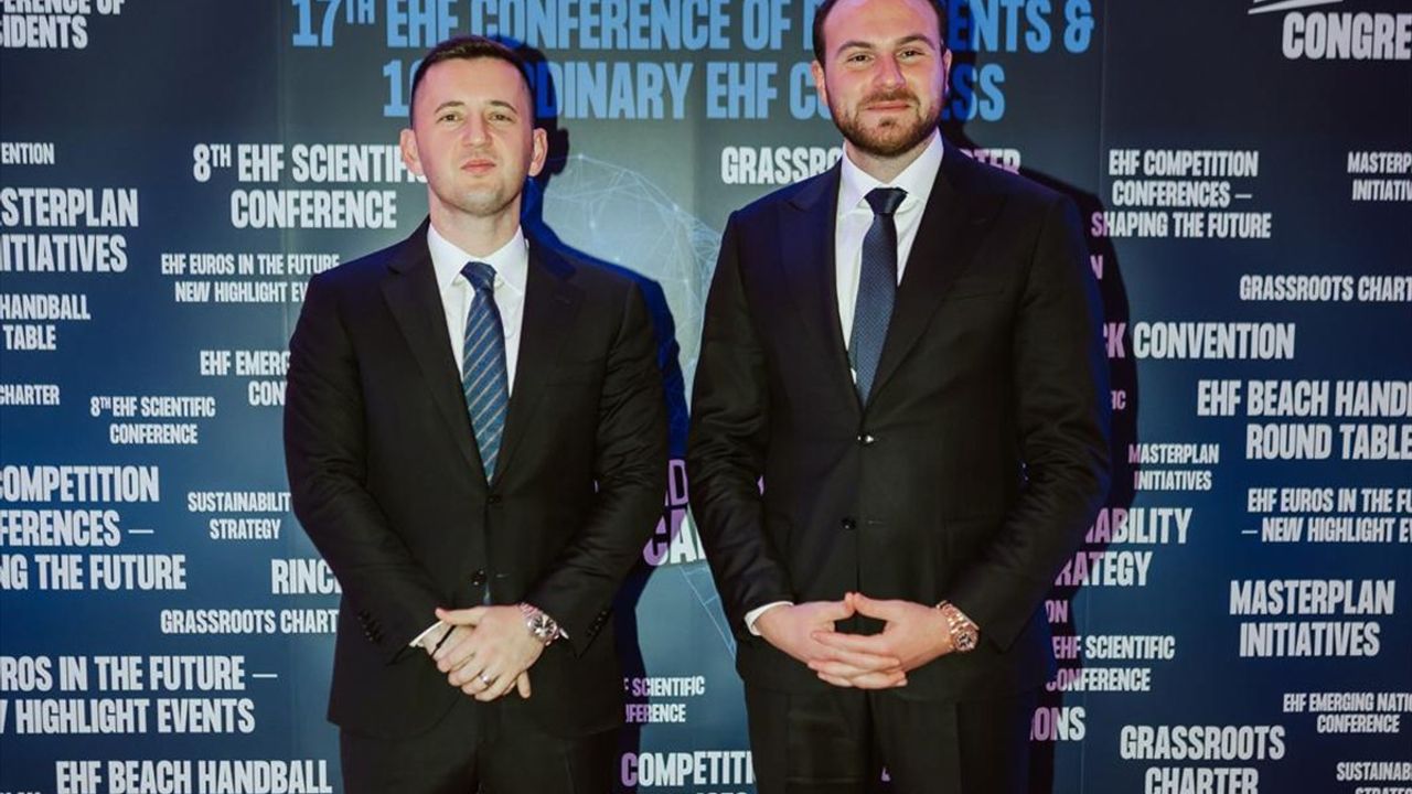 THF Başkanı Mesut Çebi Viyana'da EHF Kongresi'nde