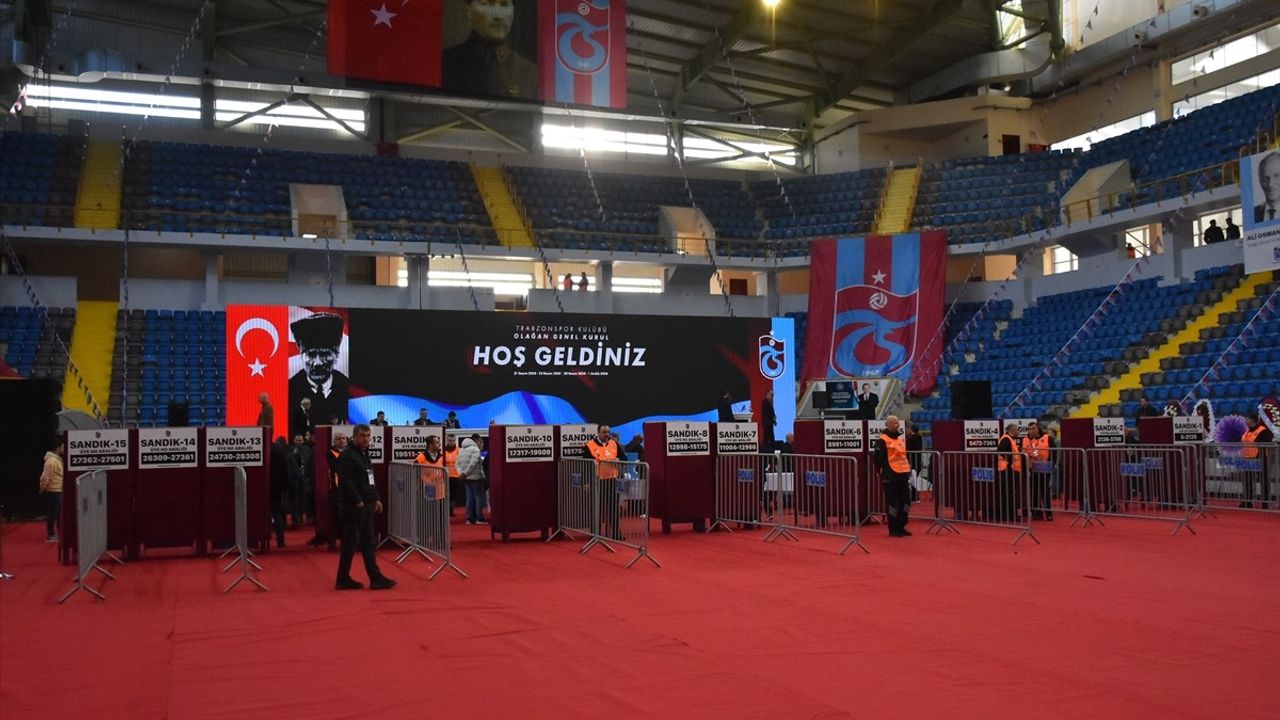 Trabzonspor Olağan Genel Kurulu Oy Verme İşlemi Başladı