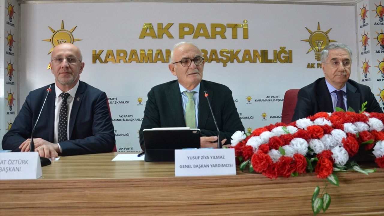 Yusuf Ziya Yılmaz'dan Karaman'da Ekonomi Vurgusu