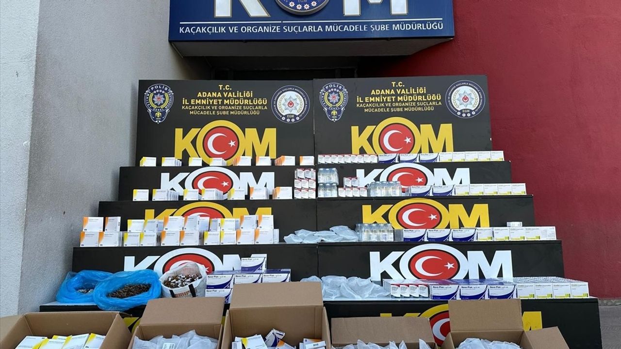 Adana'da Kaçak Serum Operasyonu: 3 Şüpheli Yakalandı
