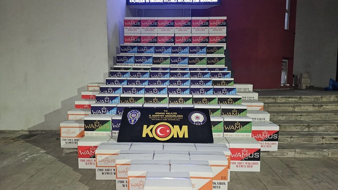Adana'da Kaçakçılık Operasyonu: 3 Zanlı Yakalandı
