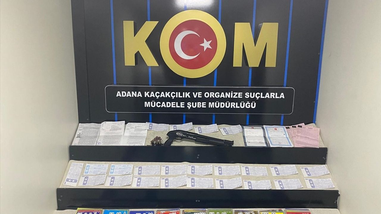 Adana'da Tefecilik ve Kumar Operasyonu: 5 Gözaltı