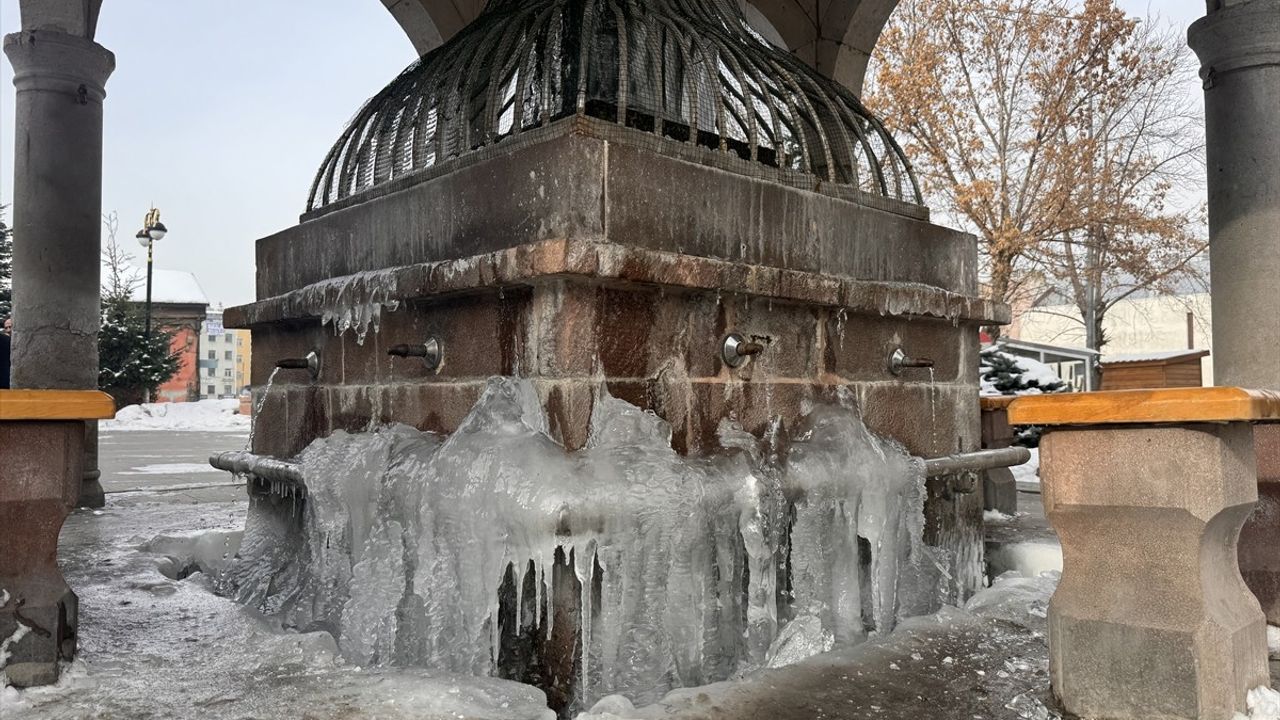 Ağrı ve Erzurum'da Dondurucu Soğuklar Hayatı Olumsuz Etkiledi