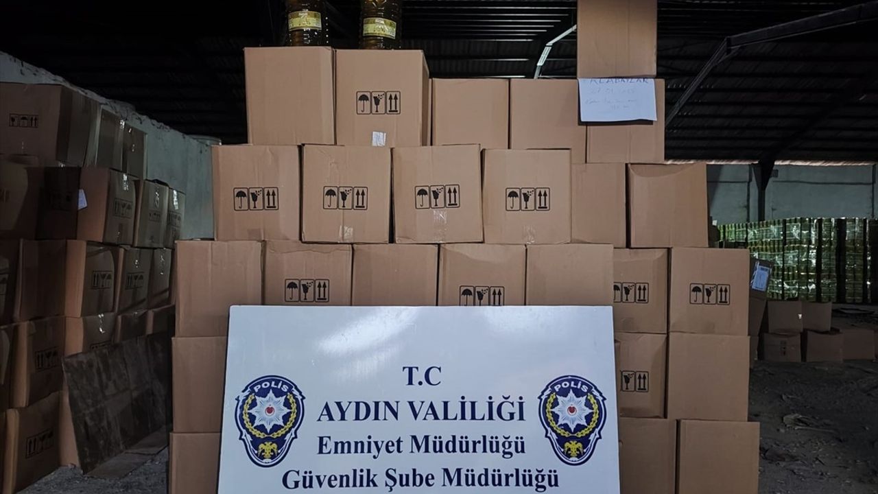 Aydın'da Tağşişli Yağ Operasyonu