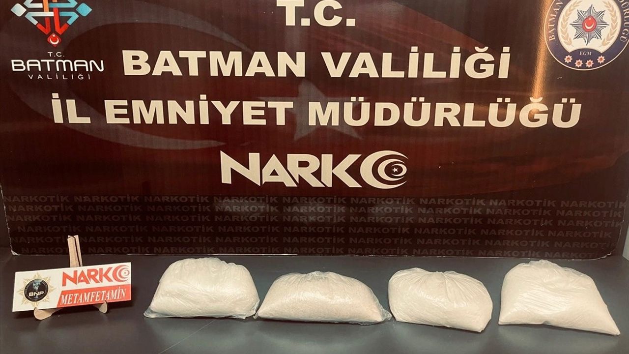 Batman'da Uyuşturucu Operasyonu: 2 Gözaltı ve Tutuklama