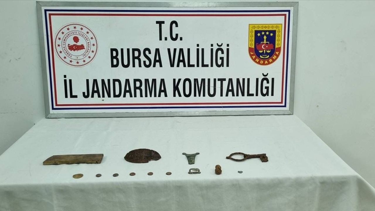 Bursa'da Kaçak Kazı Operasyonu: 7 Şüpheli Gözaltında