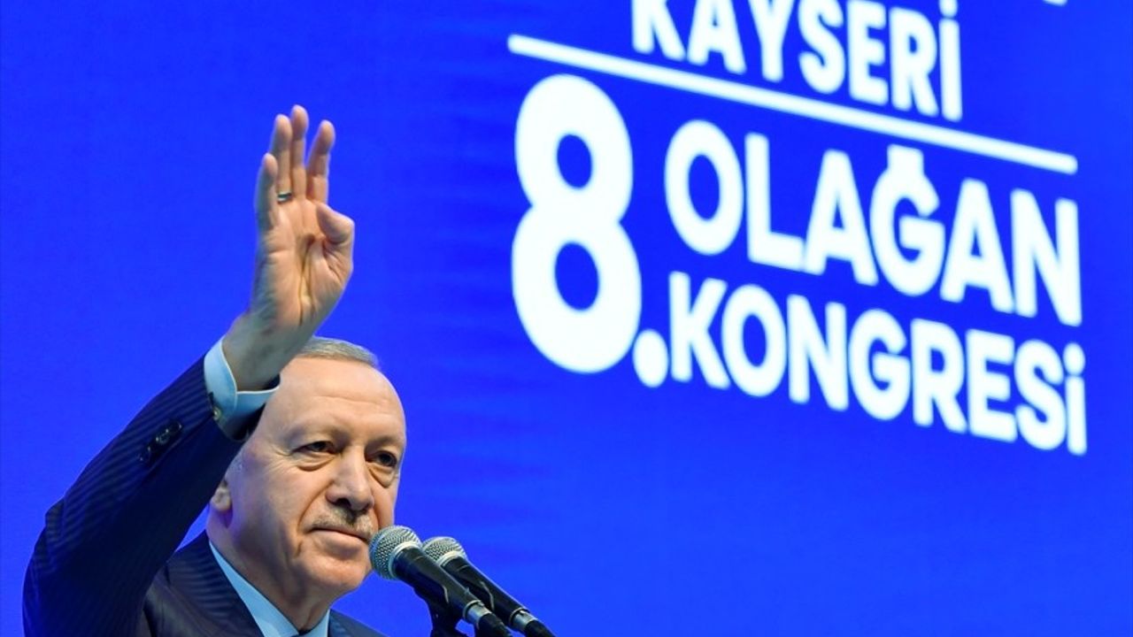 Cumhurbaşkanı Erdoğan, Kayseri'de AK Parti Kongresi'nde Konuştu