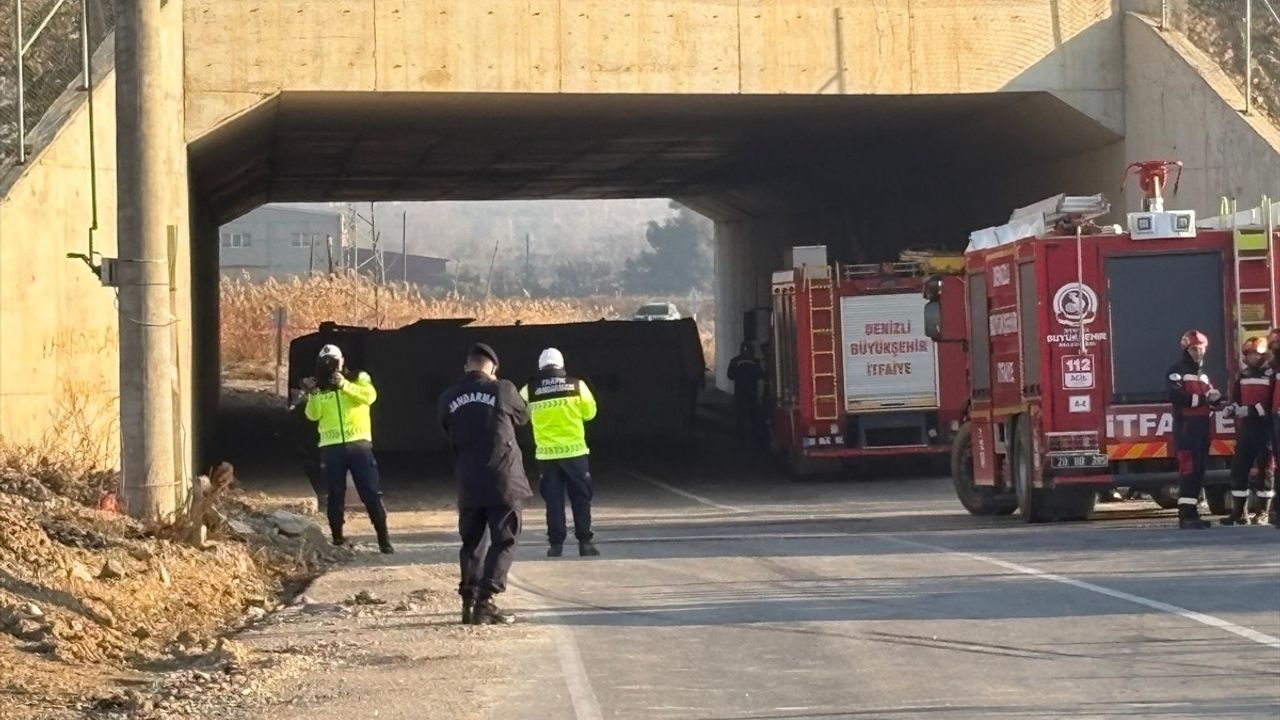 Denizli'de İşçi Servisi Devrildi: 4 Ölüm, 19 Yaralı