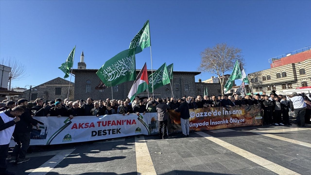 Diyarbakır'da Gazze İçin Basın Açıklaması