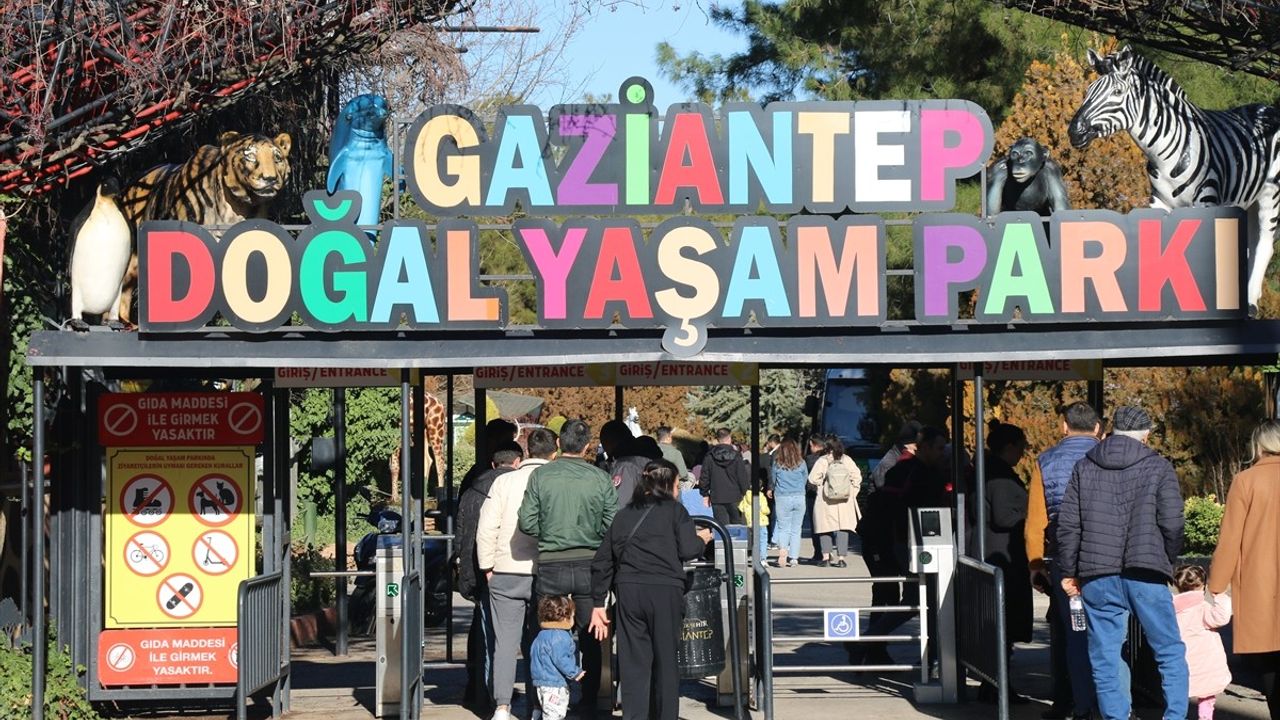 Gaziantep Doğal Yaşam Parkı Yıl Başı Ziyaretçilerini Ağırladı