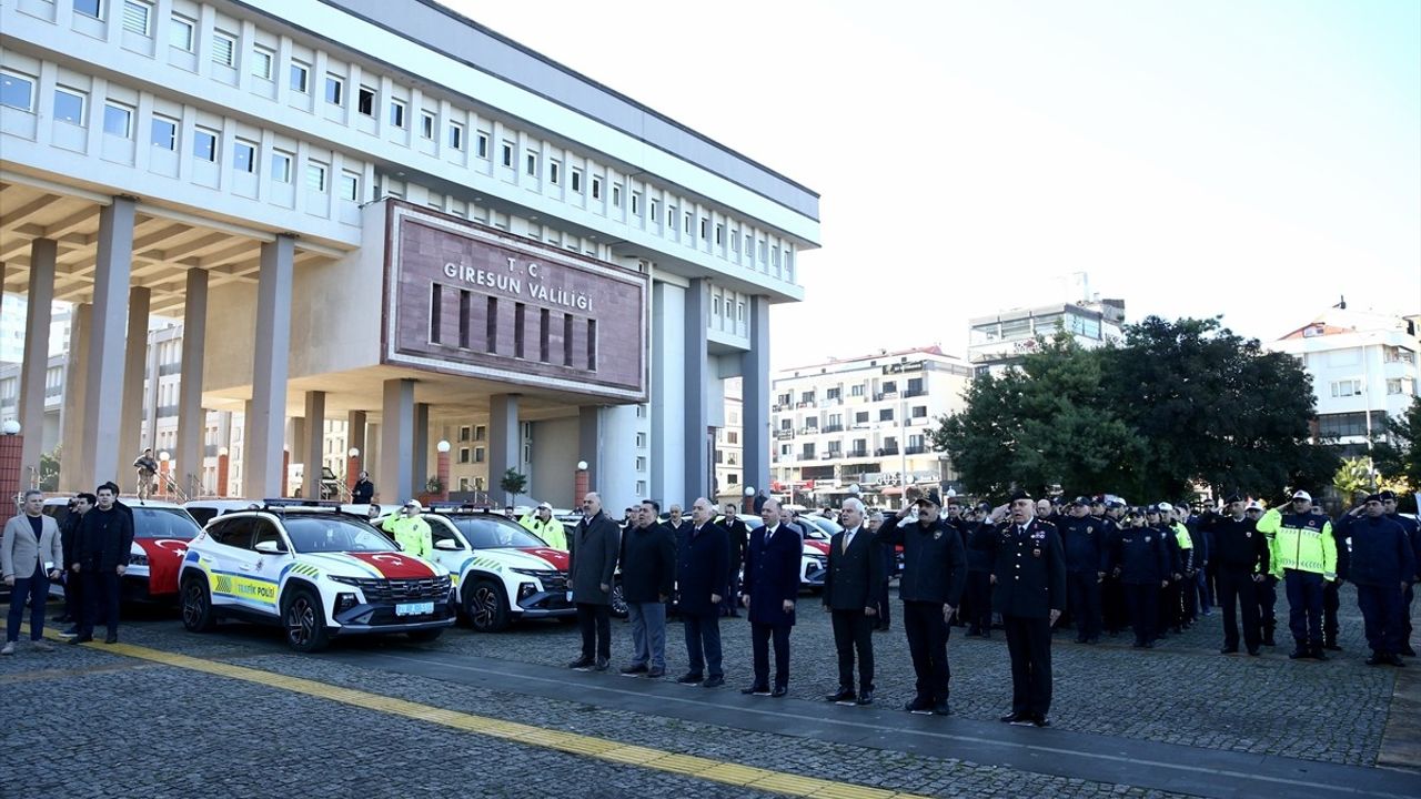 Giresun'da Jandarma ve Emniyet Teşkilatına 65 Araç Tahsis Edildi
