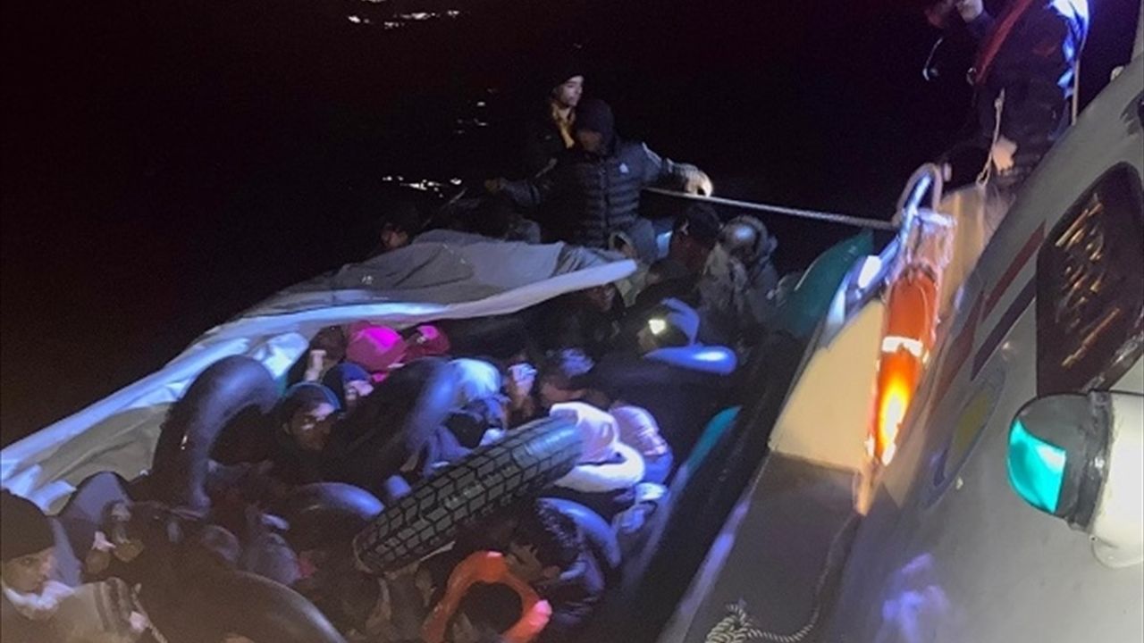 İzmir'de Düzensiz Göçmen Operasyonu