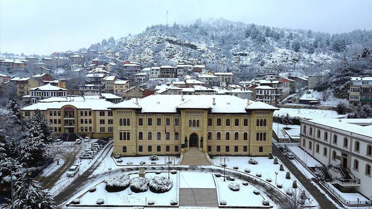 Kastamonu'da Etkili Kar Yağışı