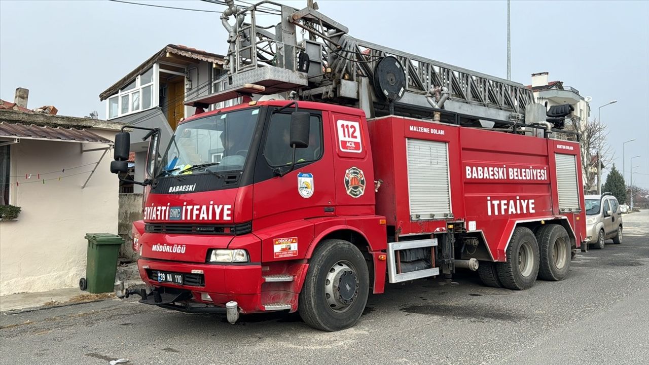 Kırklareli'nde Müstakil Evde Yangın Çıktı