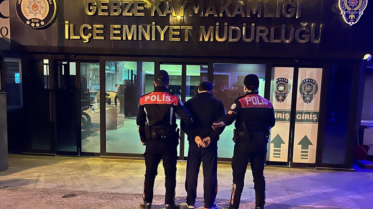 Kocaeli'de 21 Yıl 8 Ay Ceza Alan Hükümlü Yakalandı