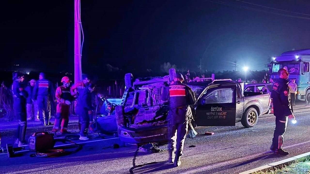 Muğla'da Trafik Kazası: 2 Ölü, 2 Yaralı