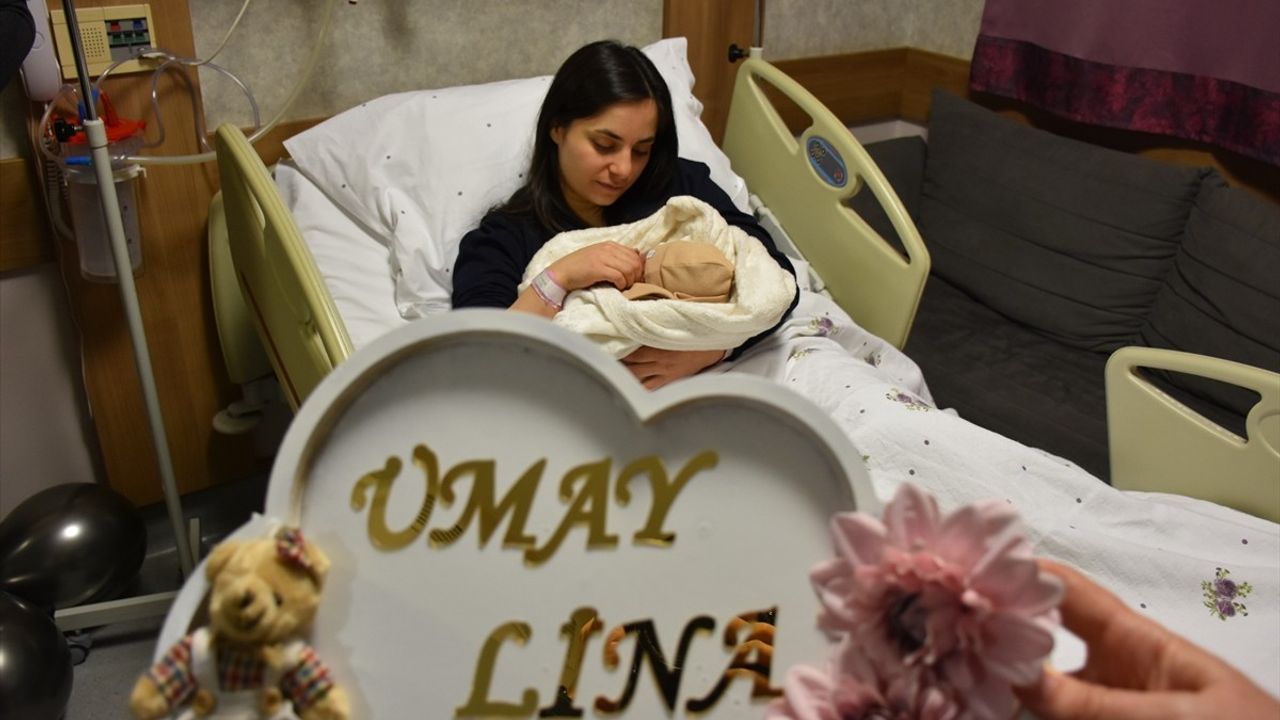 Ordu'da Yeni Yılın İlk Bebeği: Umay Lina Doğdu