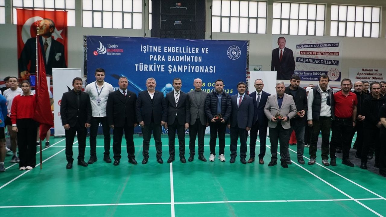 Osmancık'ta İşitme Engelliler ve Para Badminton Türkiye Şampiyonası Başladı