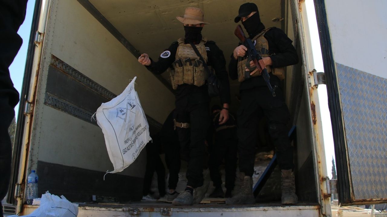 Şam'da Uyuşturucu İmha Operasyonu