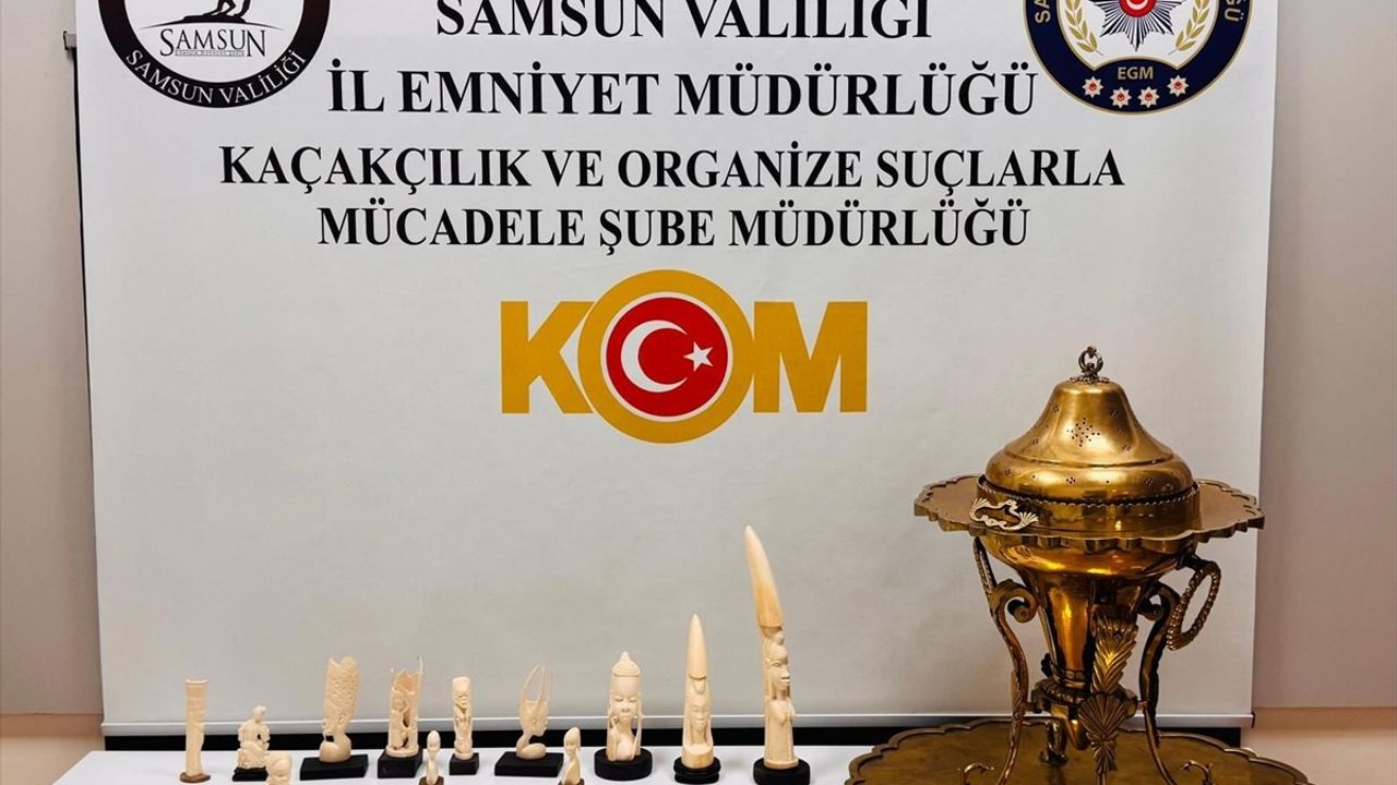 Samsun'da Tarihi Eser Kaçakçılığı Operasyonu