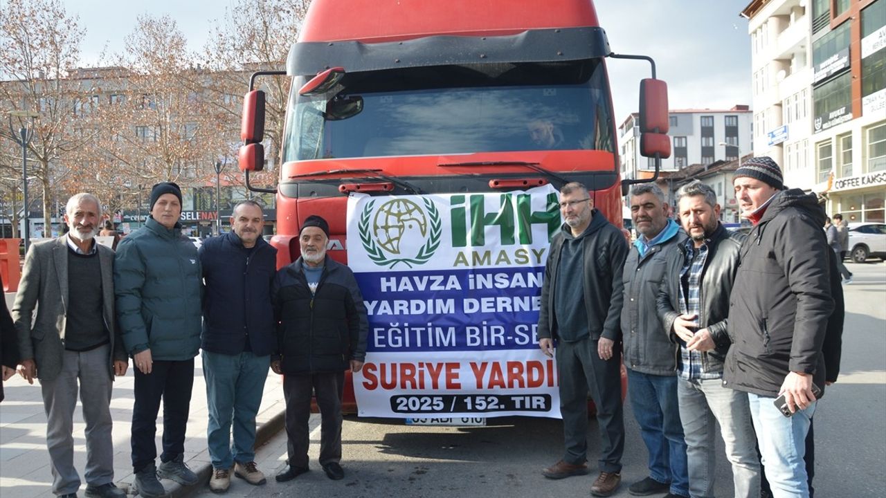 Samsun'dan Suriye'ye İnsani Yardım: 600 Çuval Un Gönderildi