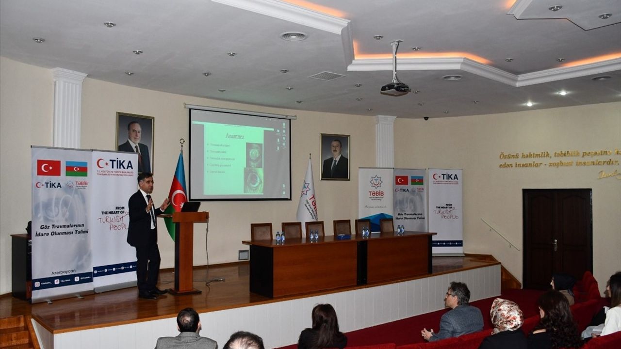 TİKA, Azerbaycanlı Doktorlar İçin Göz Travması Eğitimi Düzenledi