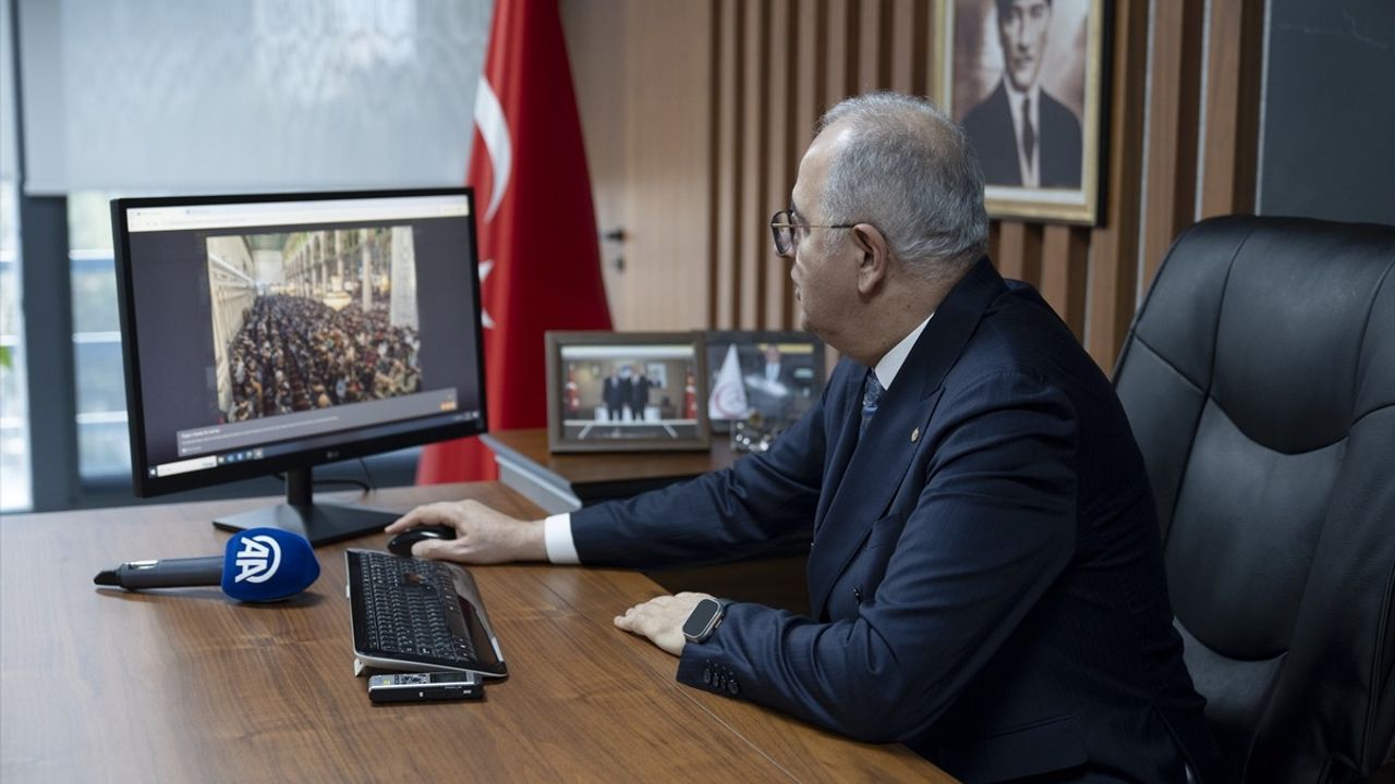 Türkiye Voleybol Federasyonu Başkanı Üstündağ'dan Anadolu Ajansı'na Tebrik