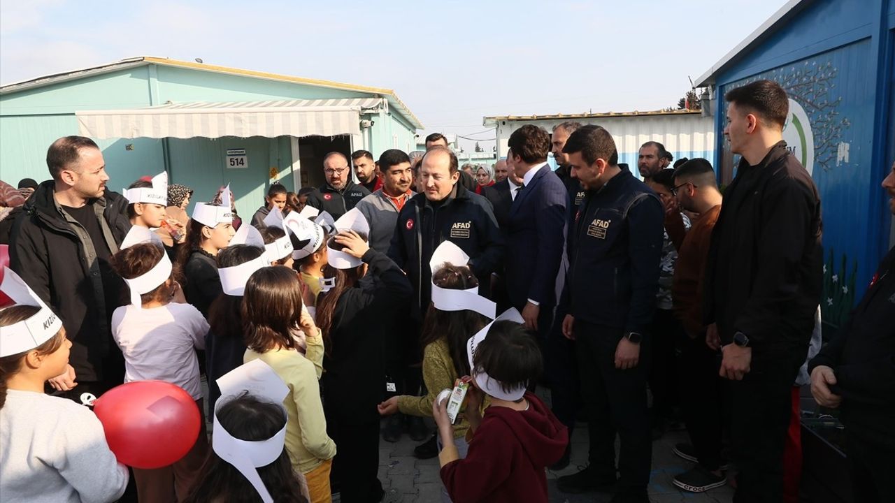 AFAD Başkanı Pehlivan, Hatay'daki İyileştirme Sürecini Değerlendirdi