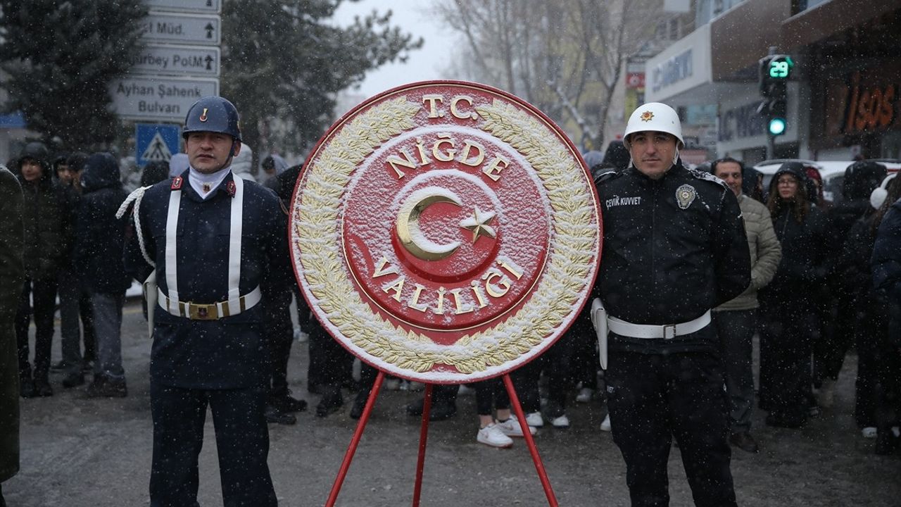 Atatürk'ün Niğde'ye Gelişinin 91. Yıldönümü Törenle Kutlandı