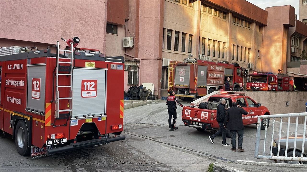 Aydın Devlet Hastanesi'nde Yangın: Çamaşırhane Bölümünde Hasar Oluştu