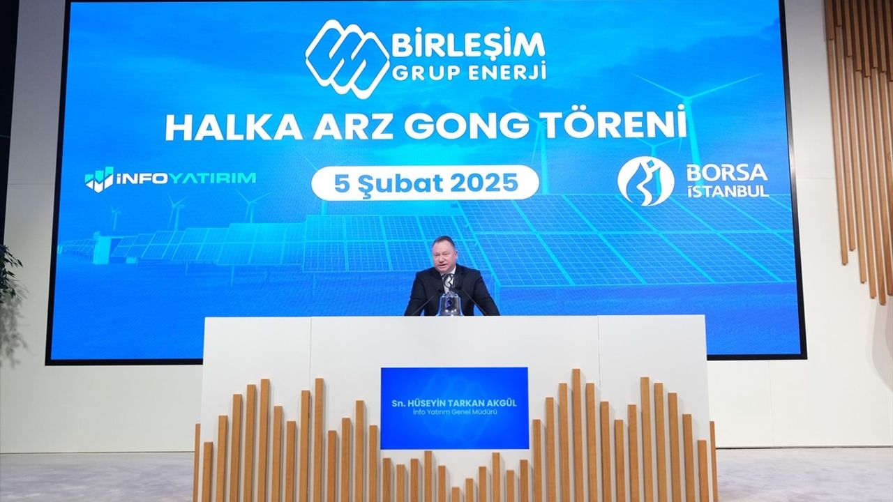 Birleşim Grup Enerji'nin Halka Arz Töreni Borsa İstanbul'da Gerçekleşti