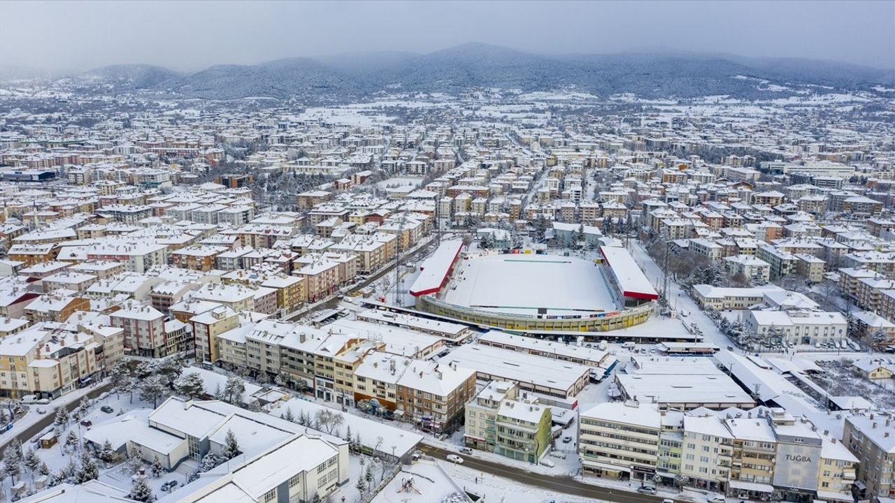 Bolu Dağı'nda Kar Görüntüleri