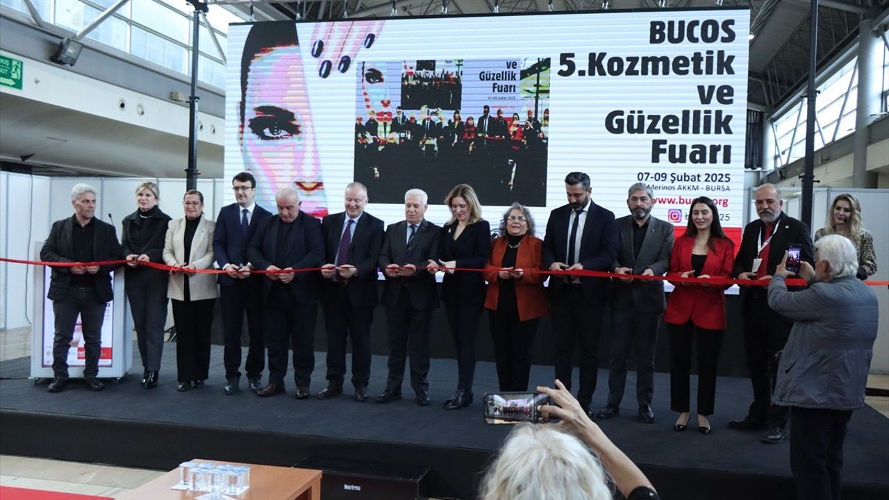 Bursa'da 5. BUCOS Kozmetik ve Güzellik Fuarı Başladı