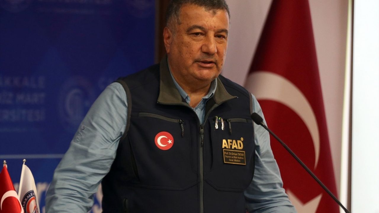 Çanakkale'de Depreme Dirençli Okullar Çalıştayı Gerçekleştirildi