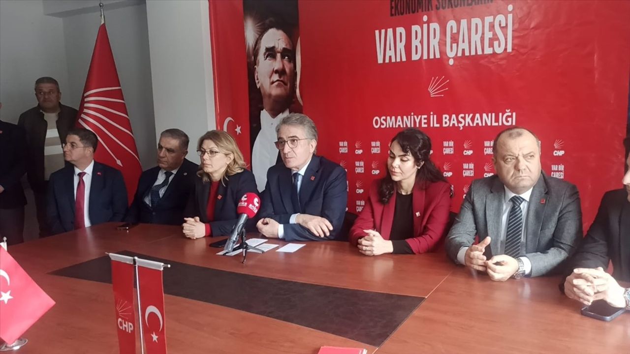 CHP Genel Başkan Yardımcısı Yalçın Karatepe, Osmaniye'de Ekonomi Ziyaretleri Yaptı