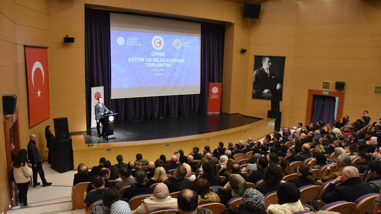 CİMER Eğitim ve Bilgilendirme Toplantısı Ordu'da Gerçekleştirildi