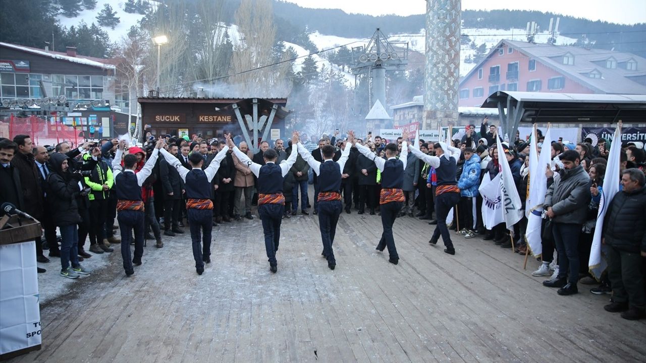 Erzurum'da Üniversiteler Arası Kış Oyunları Açılış Töreni Gerçekleştirildi