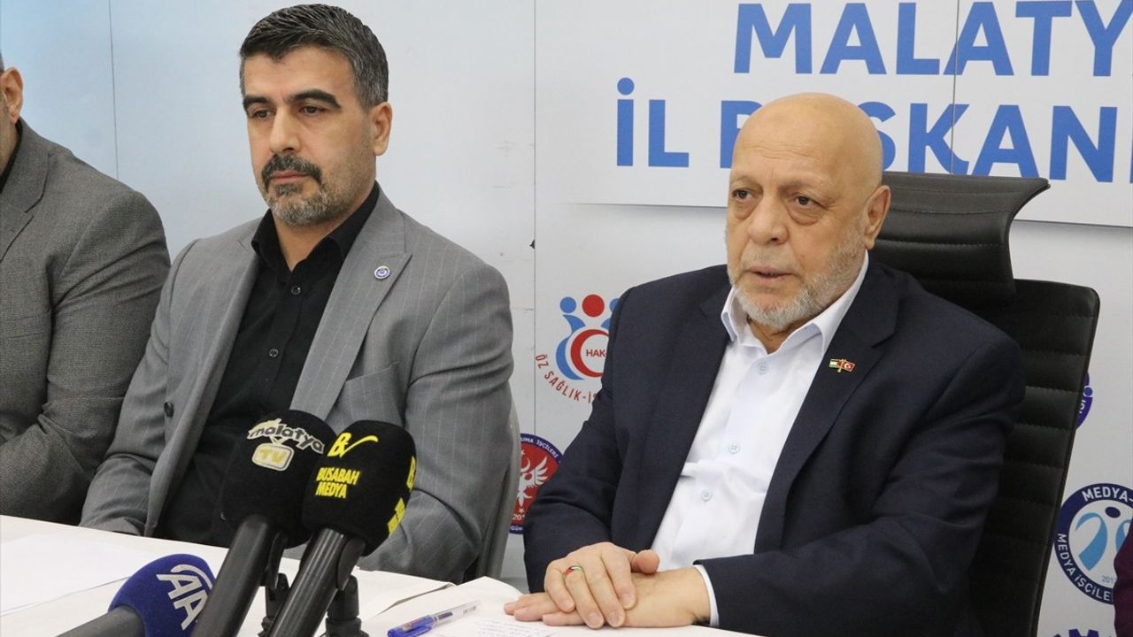 HAK-İŞ Genel Başkanı Arslan Malatya'da Açıklamalarda Bulundu