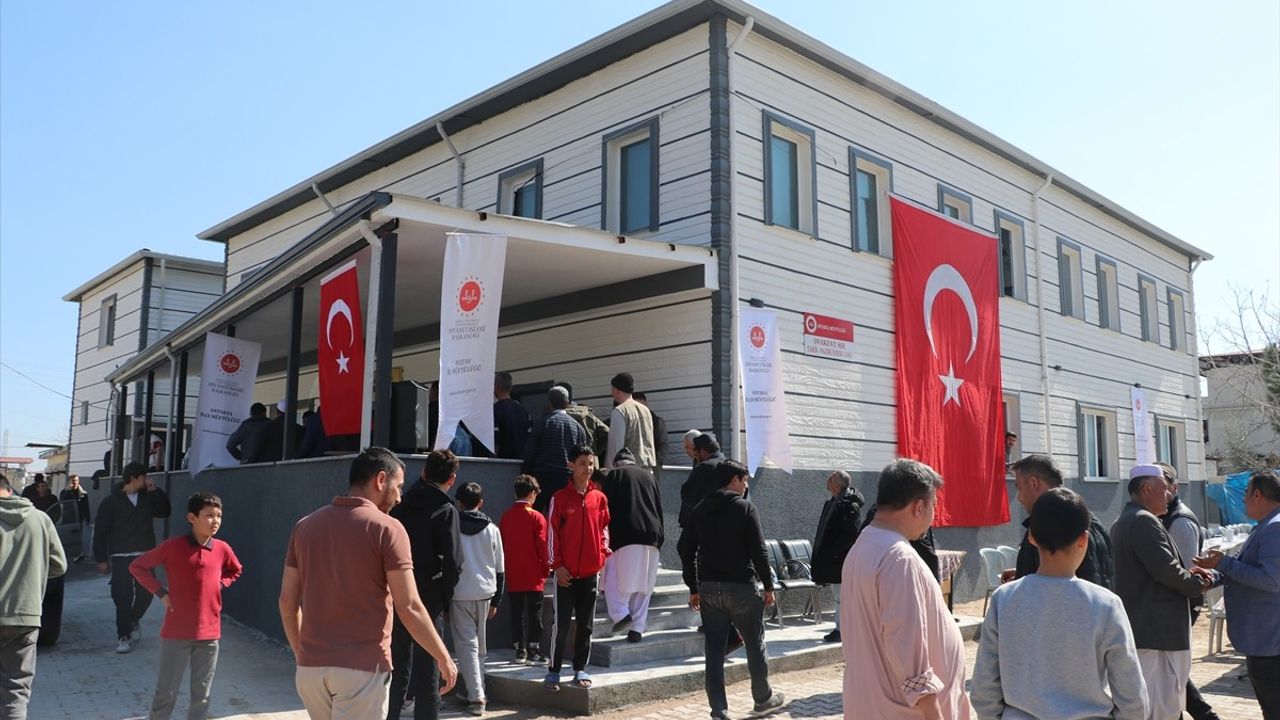 Hatay'da Yıkılan Camii Yeniden İnşa Edildi