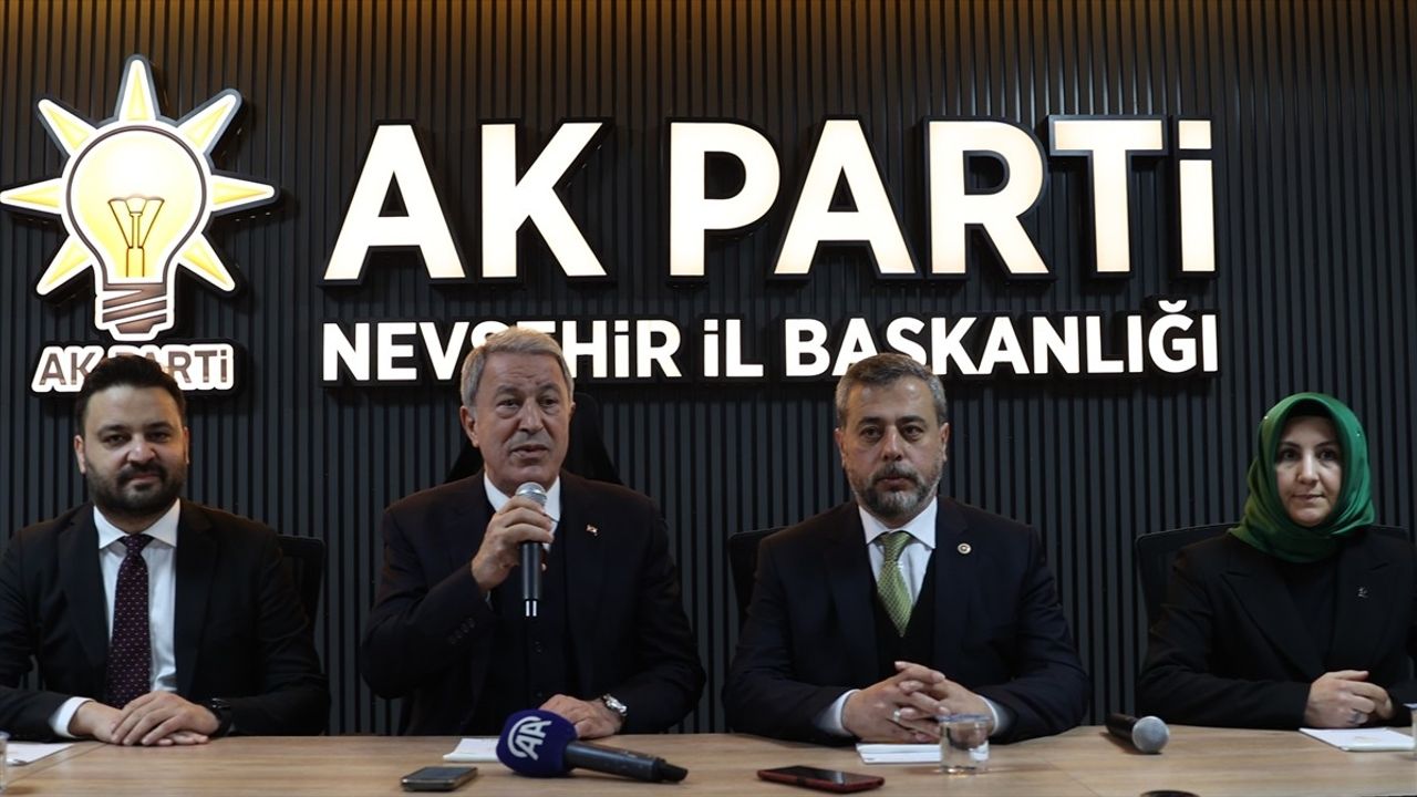 Hulusi Akar'dan Terörle Mücadele Açıklamaları