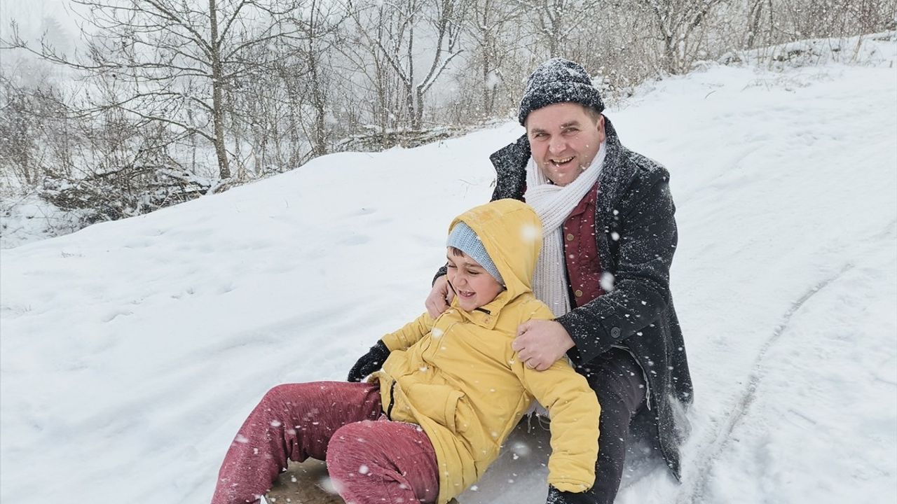 Kastamonu'da Kızak Keyfi