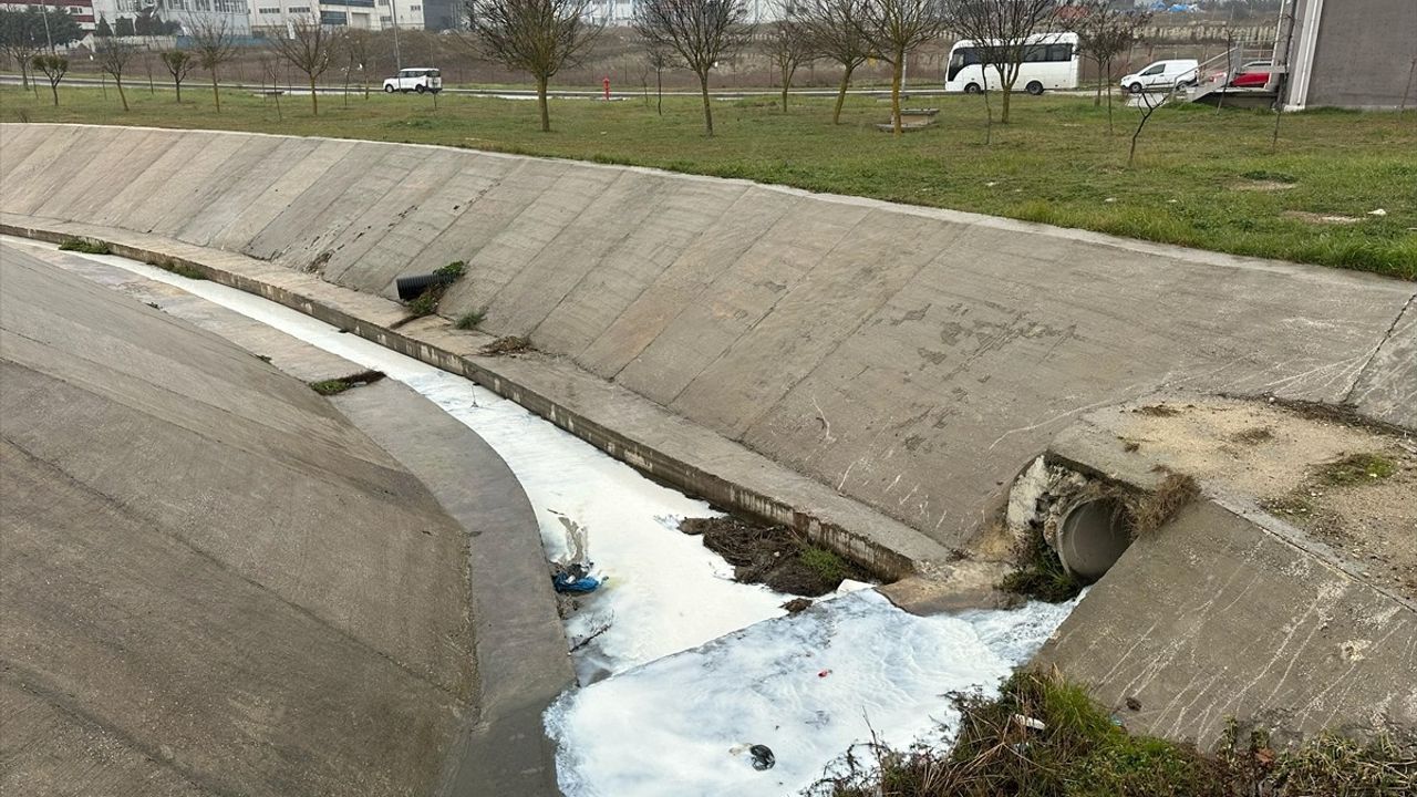 Kavak Deresi'nde Renk Değişikliği Endişe Yarattı