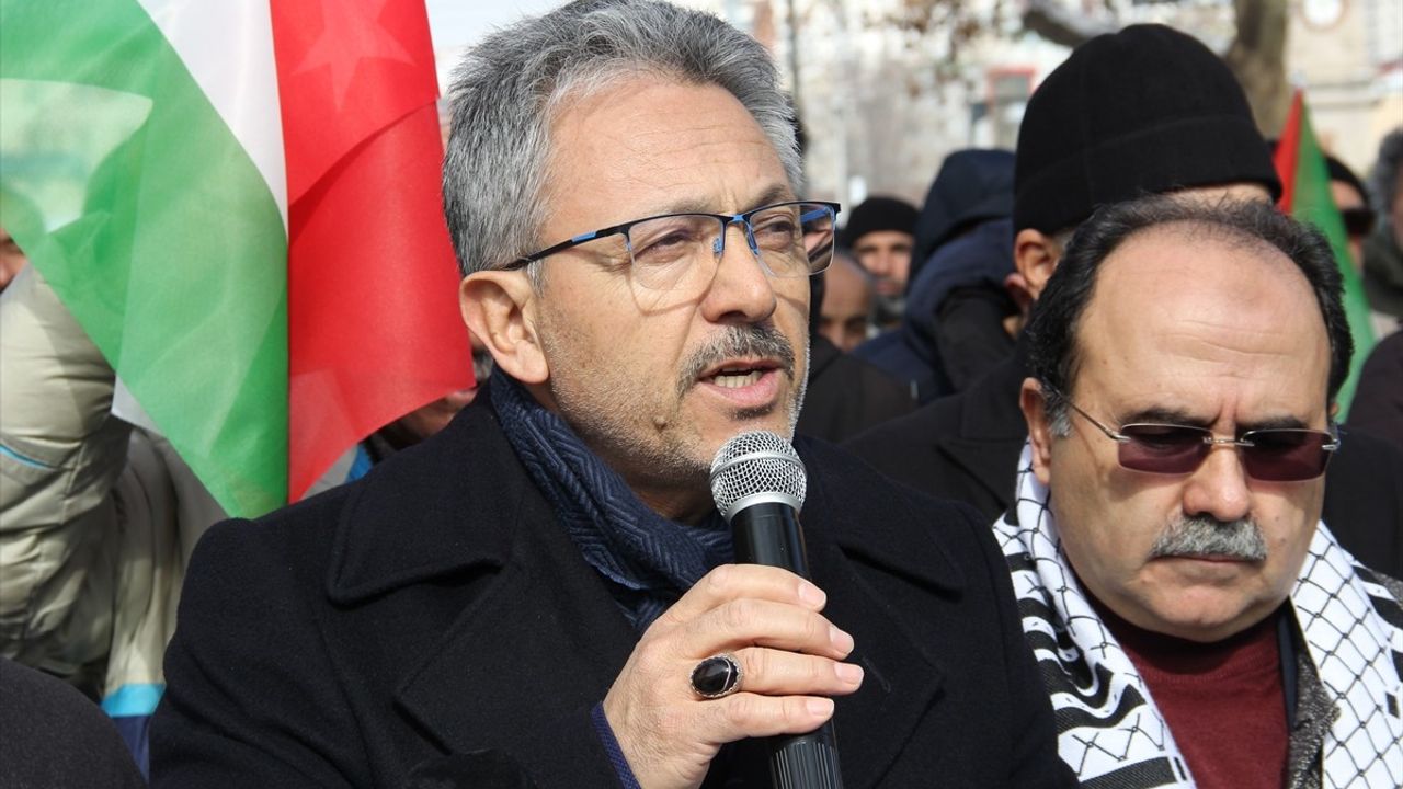 Kayseri'de Filistin'e Destek Açıklaması Yapıldı