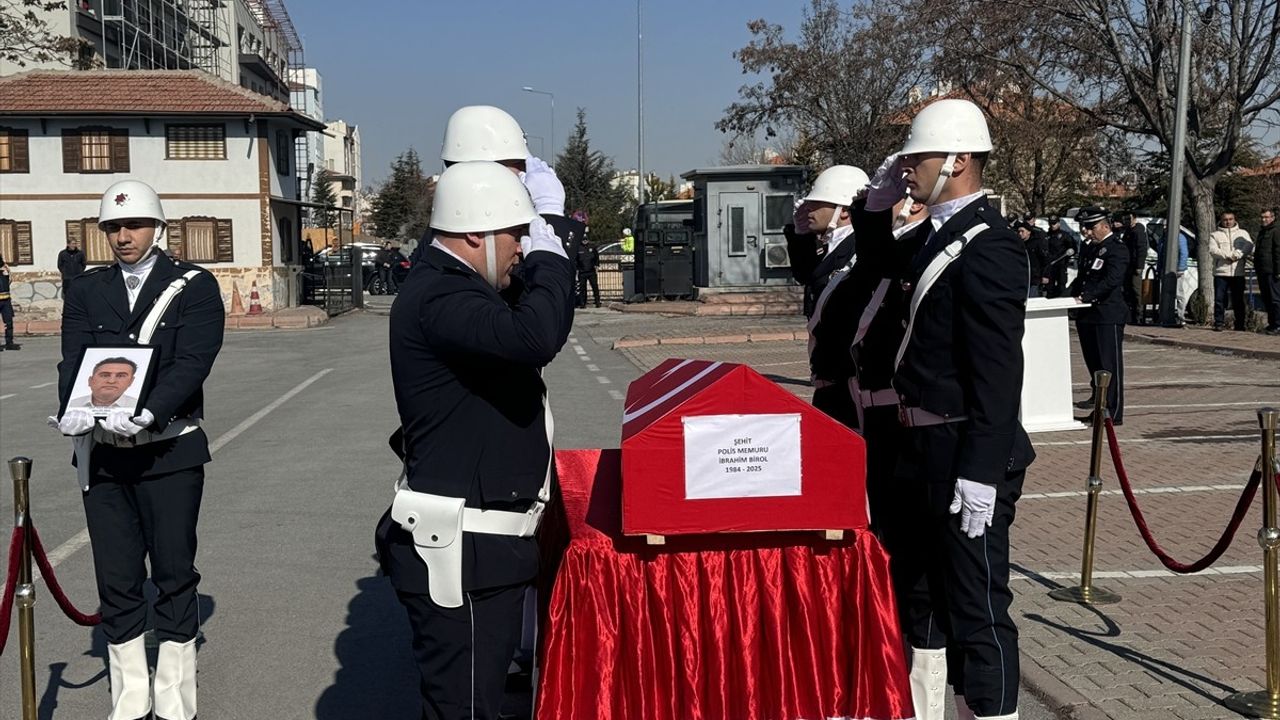 Kayseri'de Şehit Polis Memuru İbrahim Birol'un Cenazesi Defnedildi