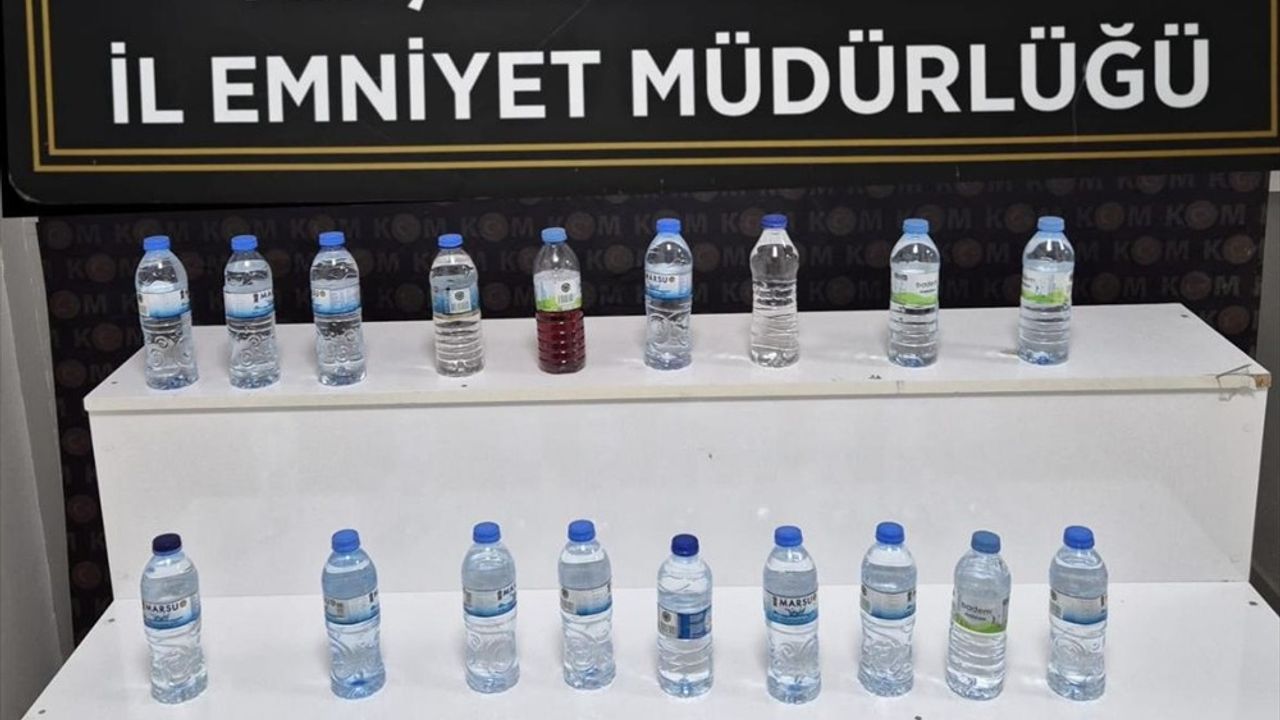 Kırşehir'de Kaçak İçki Operasyonu: 24 Litre Sahte İçki Ele Geçirildi