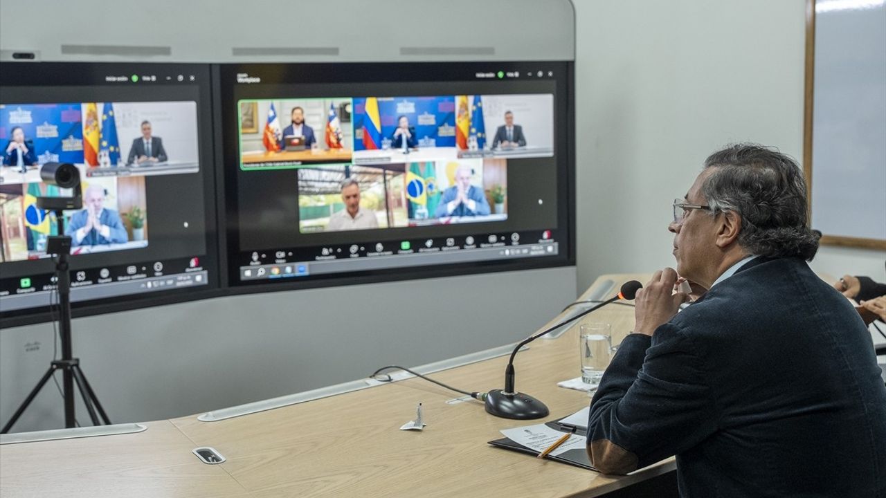 Liderler Video Konferans Toplantısında Bir Araya Geldi