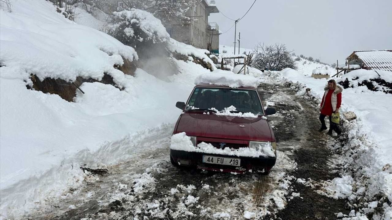 Malatya'da Kar Mağduru Hamile Kadın Zamanında Hastaneye Ulaştı