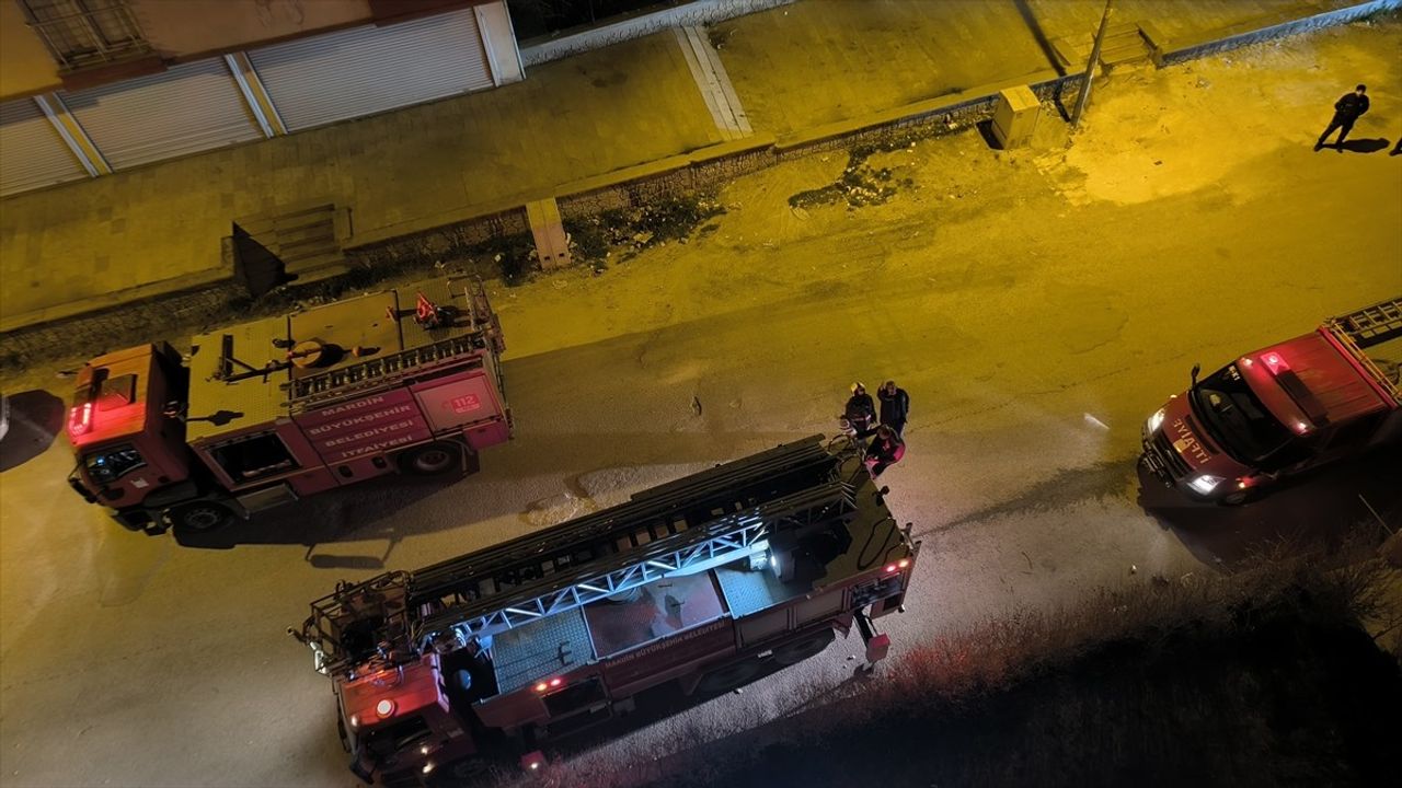 Mardin'de Yangın: 4 Kişi Hastanelik Oldu