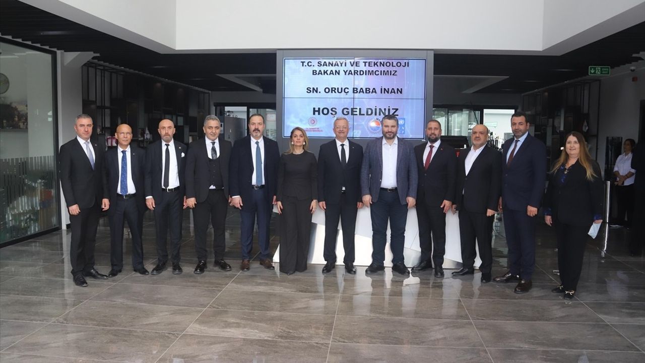 Mersin'de Sanayi ve Teknoloji Bakan Yardımcısı İnan Ziyaretleri Gerçekleştirdi